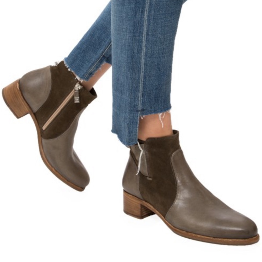 High quality cute leather booties
